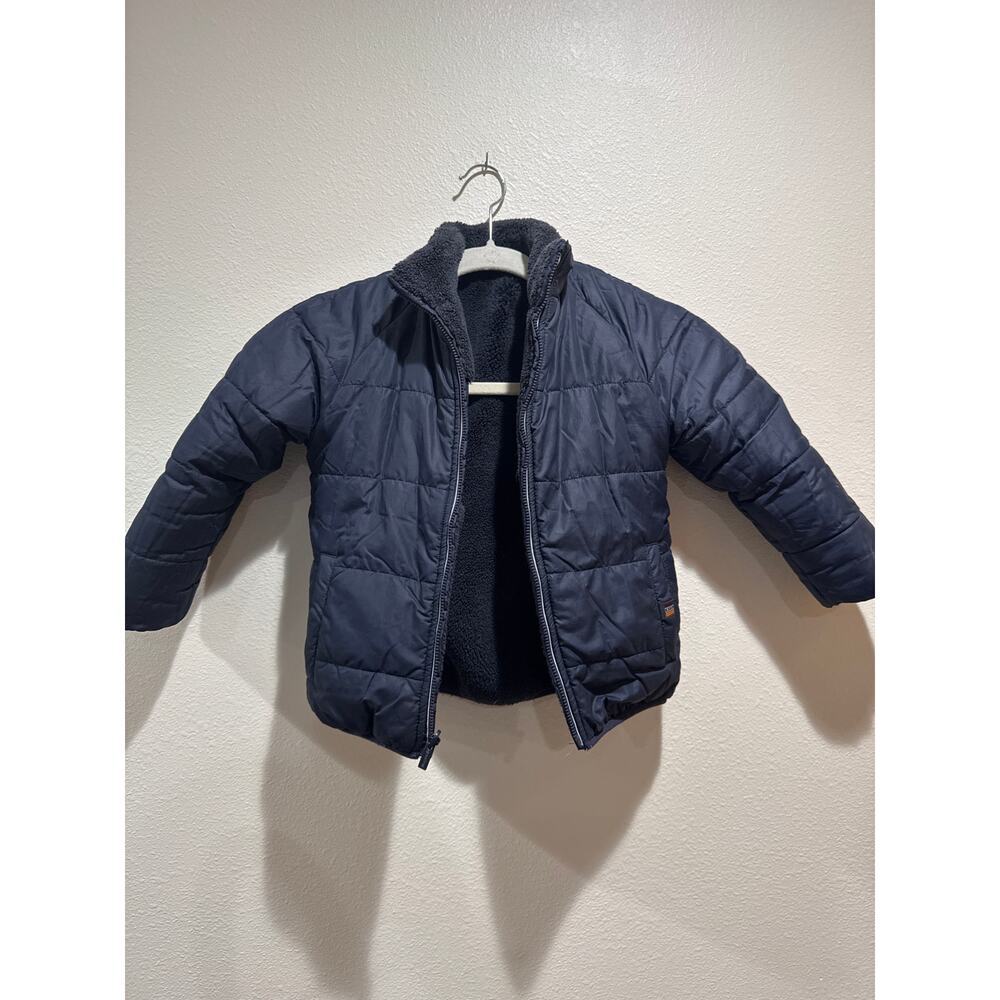 Mayoral Navy Reversible Coat Navy Blue size 5
